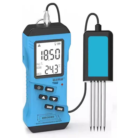 Rapid Portable Soil Diagnostic Tester - Nitrogen Phosphorus Potassium pH Humidity EC Meter