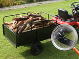 Tow Trailer Cart for Kubota Ride On Lawn Mower