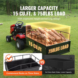 Tow Trailer Cart for Husqvarna Ride On Lawn Mower