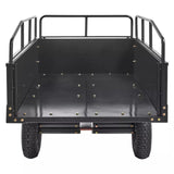 Tow Trailer Cart for Kubota Ride On Lawn Mower